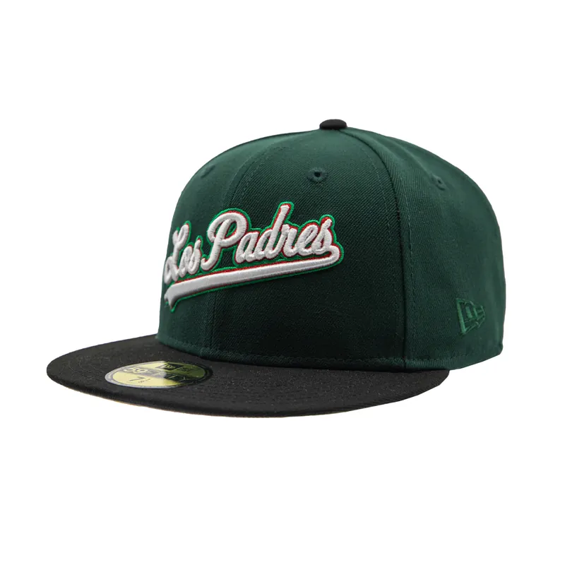 New Era 59Fifty San Diego Padres Cinco De Mayo 2026 Fitted Hat Dark Green White Black