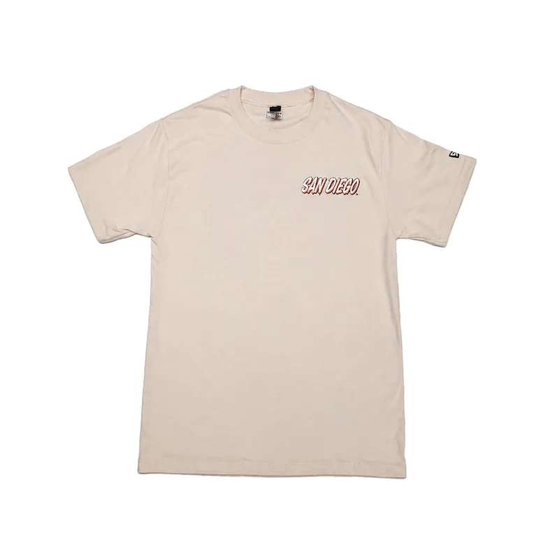 New Era San Diego Padres Milagre City Connect Short Sleeve T-Shirt Cream White