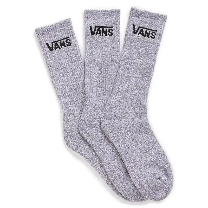 Vans Classic Crew Socks 3 Pack Heather Grey