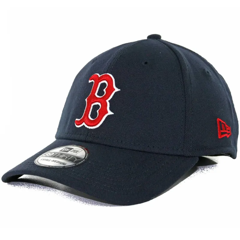 New Era 39Thirty Boston Red Sox Team Classic Stretch Fit Hat, Navy