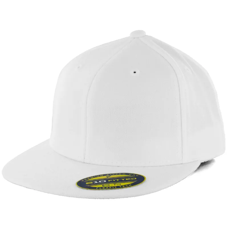 Flexfit Blanks 210 Plain Blank White Hat