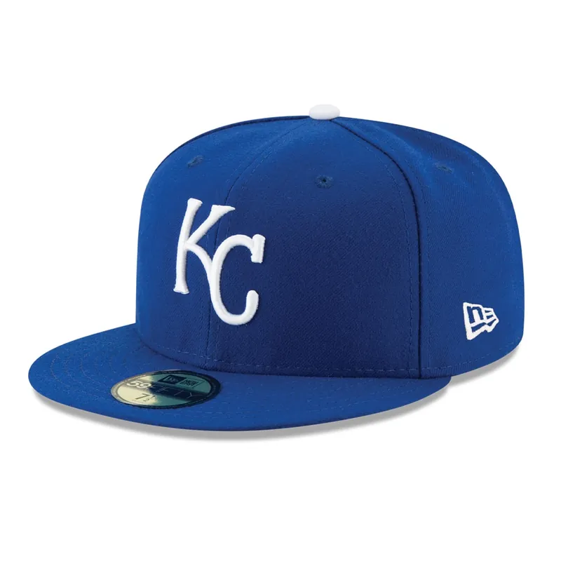 New Era 59Fifty Kansas City Royals Game Authentic Collection On Field Fitted Hat - MLB Authentic Collection 59FIFTY On Field