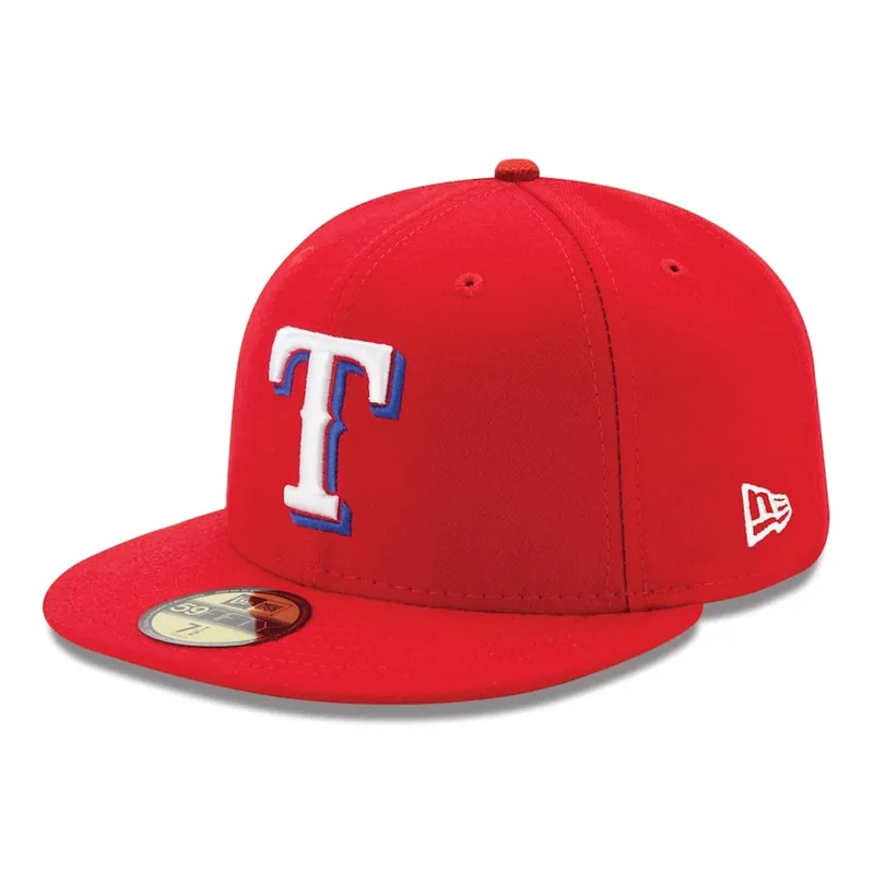 New Era 59Fifty Texas Rangers Alternate Authentic Collection On Field Fitted Hat - MLB Authentic Collection 59FIFTY On Field