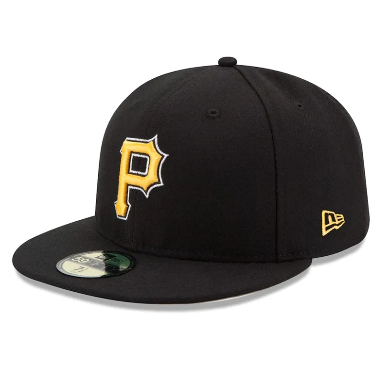 New Era 59Fifty Pittsburgh Pirates Alternate 1 Authentic Collection On Field Fitted Hat - MLB Authentic Collection 59FIFTY On Field