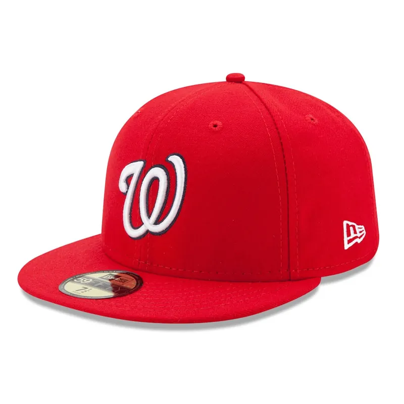 New Era 59Fifty Washington Nationals Game Authentic Collection On Field Fitted Hat - MLB Authentic Collection 59FIFTY On Field