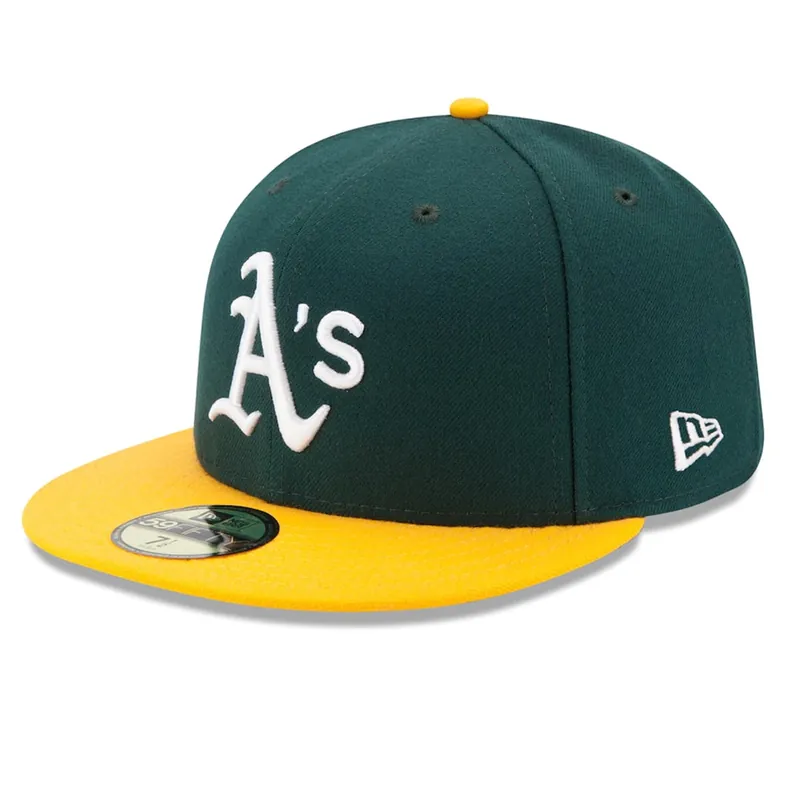New Era 59Fifty Oakland Athletics Home Authentic Collection On Field Fitted Hat - MLB Authentic Collection 59FIFTY On Field