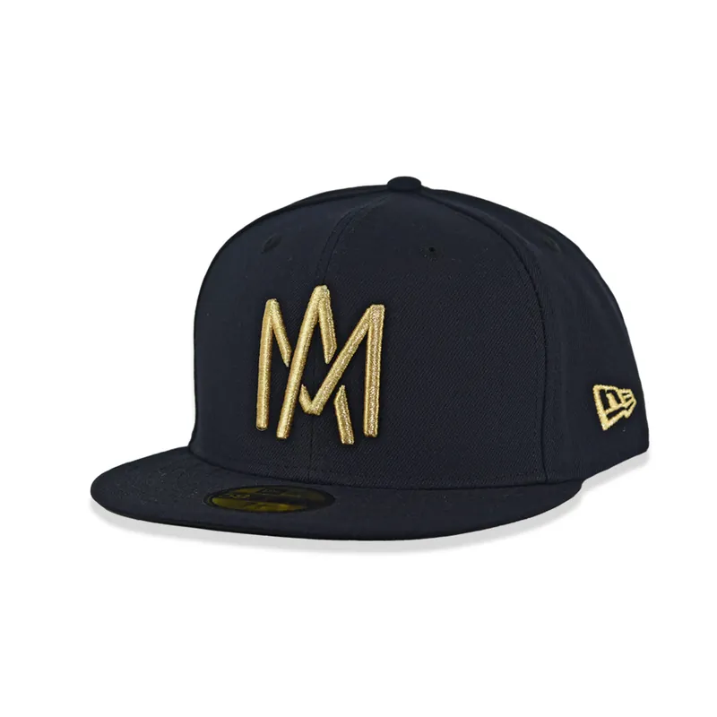 New Era 59Fifty Mexicali Aguilas Campeon Fitted Hat Dark Navy Gold - Billion Creation Exclusive