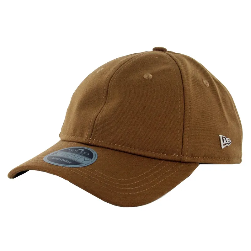 New Era 9Twenty Golden State Warriors Suiting Strapback Hat Brown