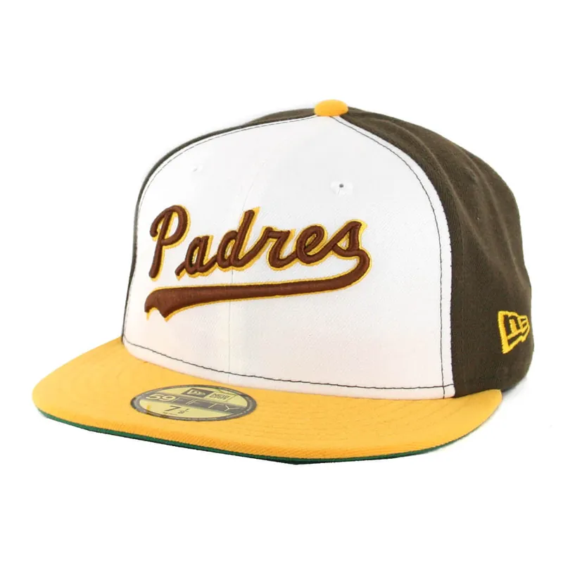 New Era 59Fifty San Diego Padres 1976 Jersey Front Centennial League Side Patch Fitted Hat - Billion Creation Exclusive