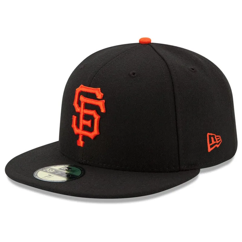 New Era 59Fifty San Francisco Giants Game Youth Authentic Collection On Field Fitted Hat - MLB Authentic Collection 59FIFTY On Field