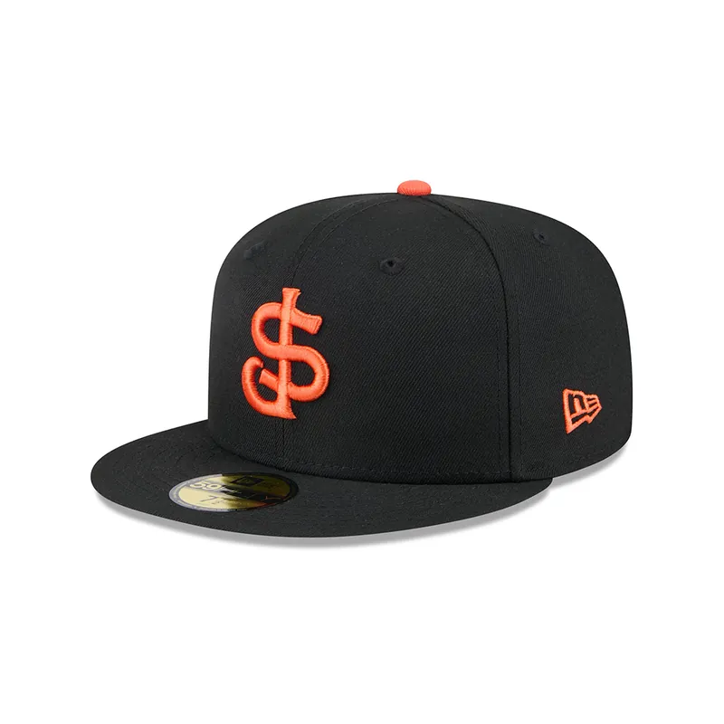 New Era 59Fifty San Jose Giants Authentic Collection On Field Home Game Fitted Hat Black