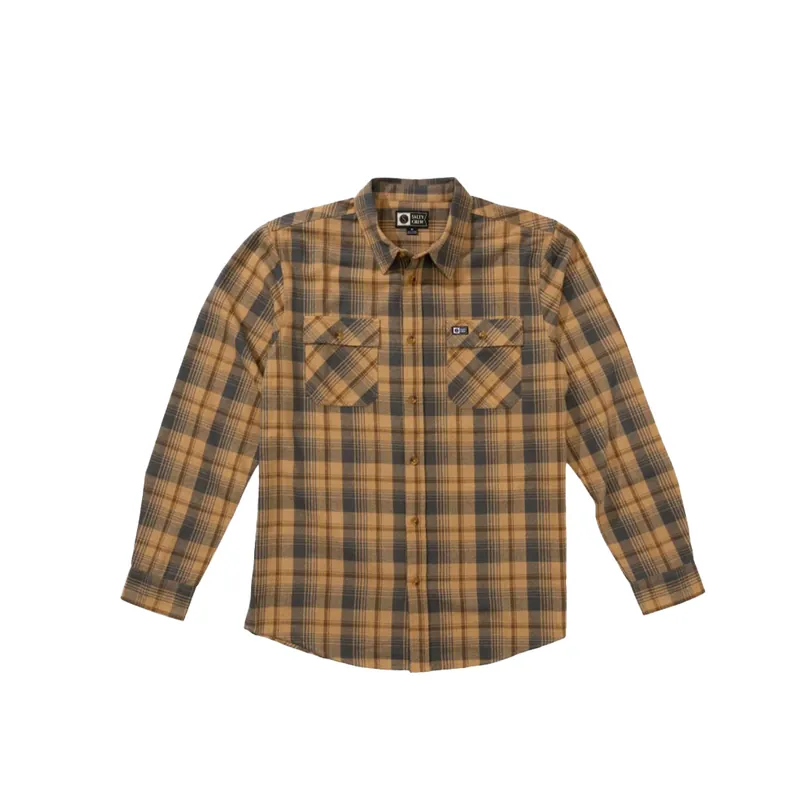 Salty Crew Daybreak Flannel Shirt Friar Brown