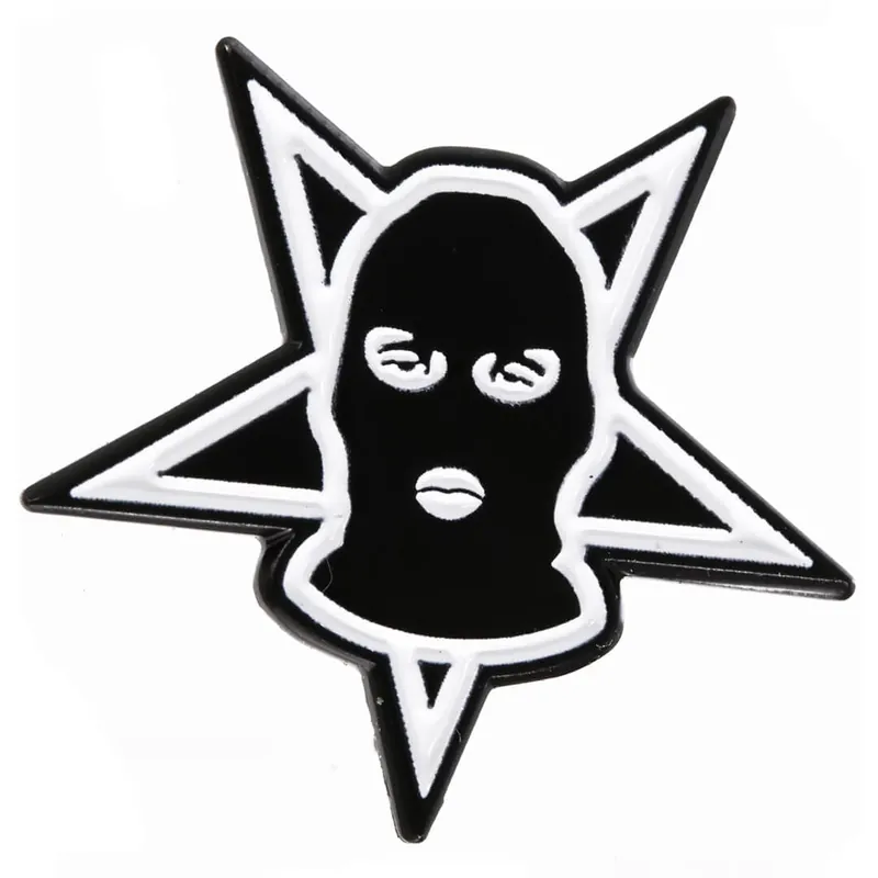 Sketchy Tank Label Pin Black - Lurking Class by Sketchy Tank
