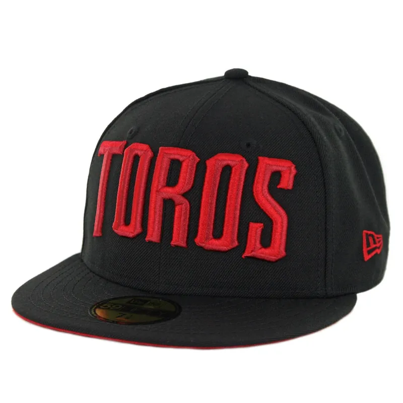 New Era 59Fifty Tijuana Toros Fitted Hat Black Red - Billion Creation Exclusive