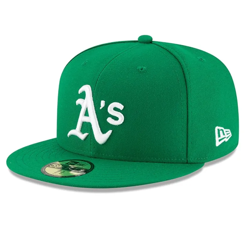 New Era 59Fifty Oakland Athletics Alternate Authentic Collection On Field Fitted Hat Green - MLB Authentic Collection 59FIFTY On Field