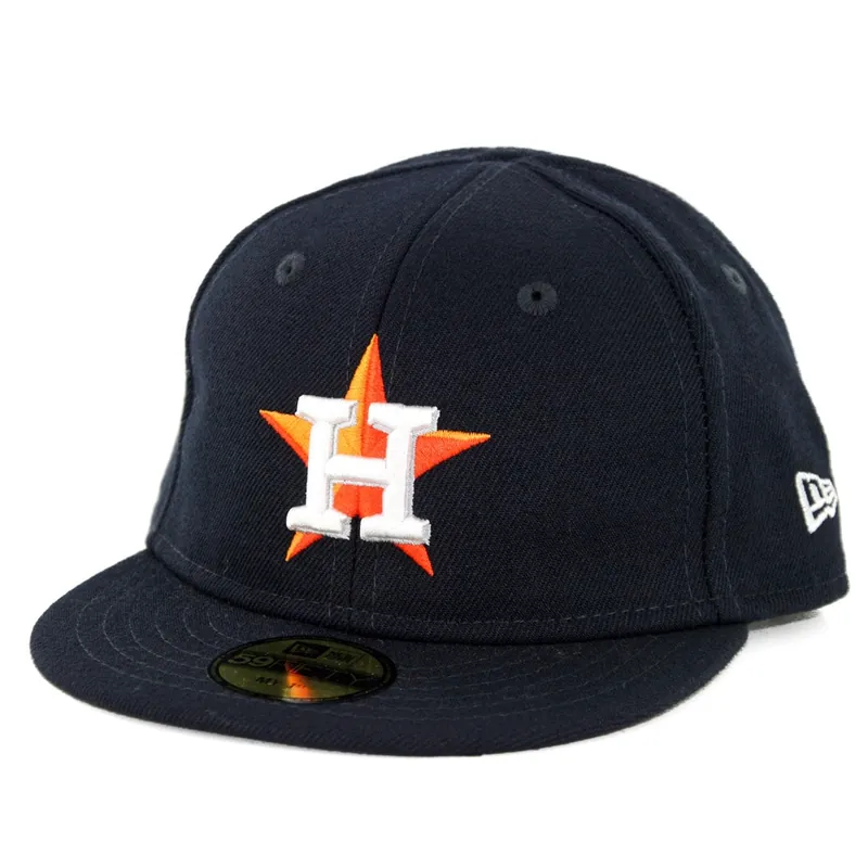 New Era 59Fifty My First Houston Astros Home On Field Infant Size Fitted Hat Dark Navy