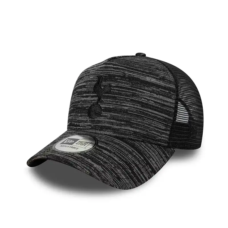 New Era 9Forty Tottenham Hotspur A-Frame Mesh Trucker Snapback Hat Grey Black