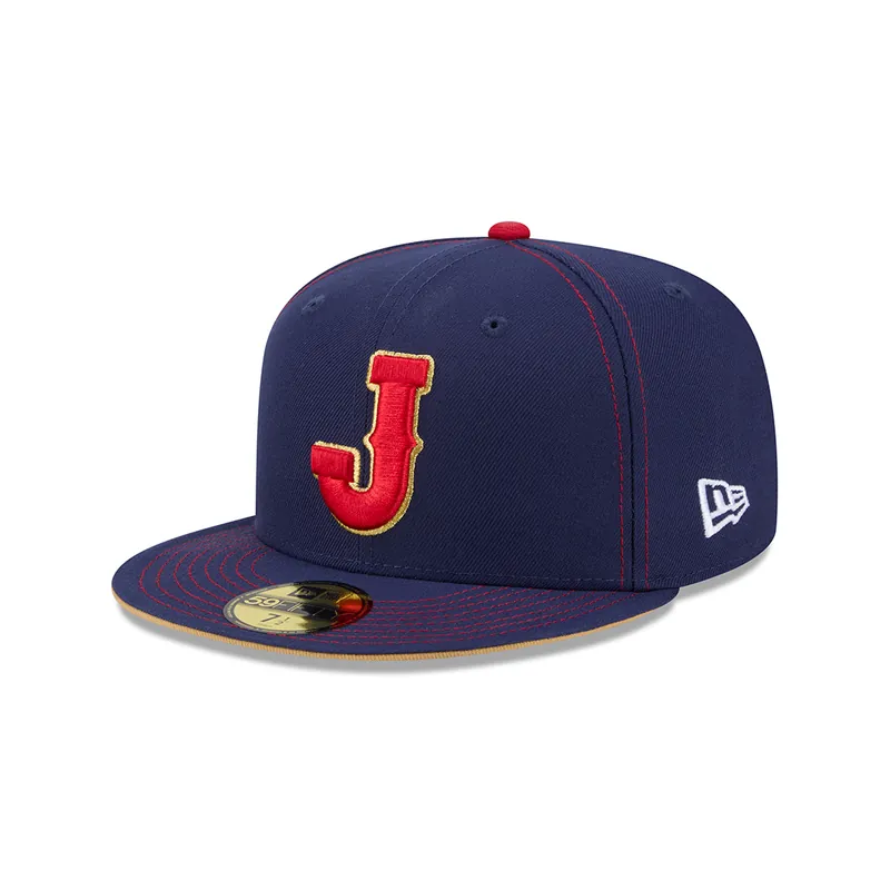 New Era 59Fifty Japan On Field World Baseball Classic 2026 Fitted Hat Dark Navy Red