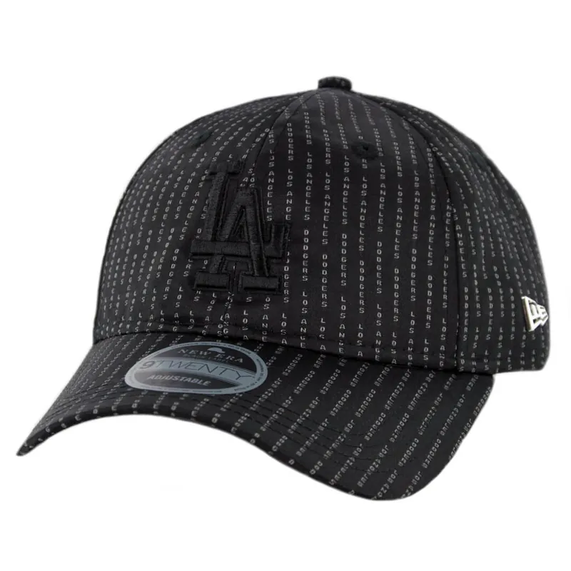 New Era 9Twenty Los Angeles Dodgers Suited Team Strapback Hat Black