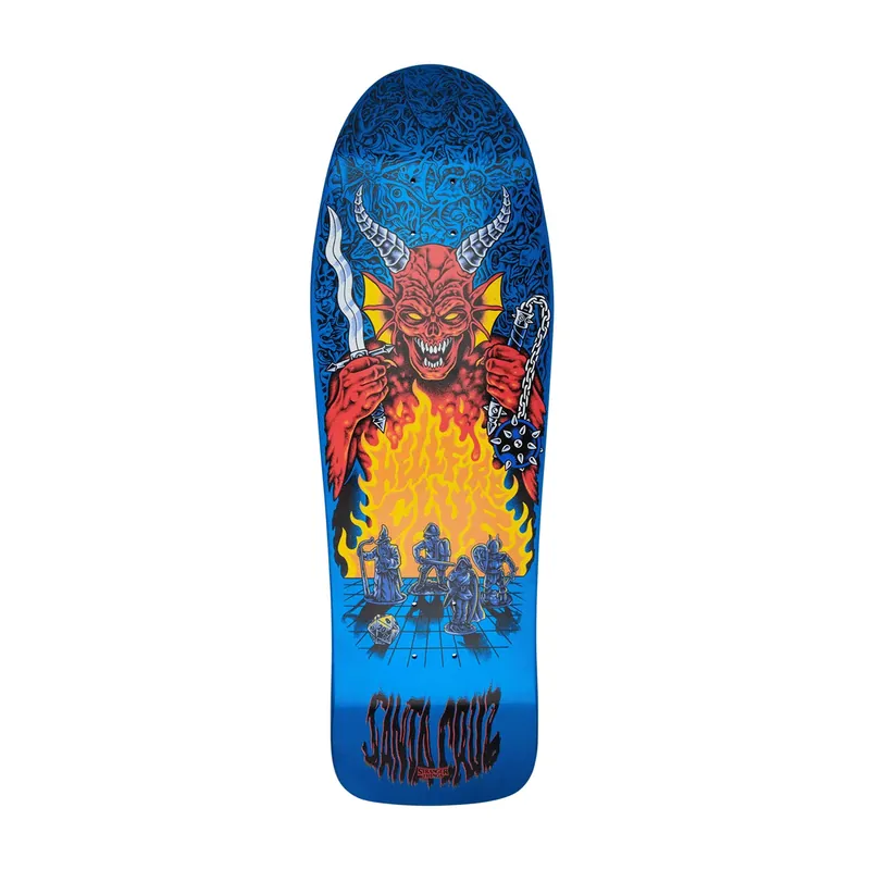 Santa Cruz x Stranger Things Knox Hellfire Pit GITD 10.07in x 31.275in Skateboard Deck