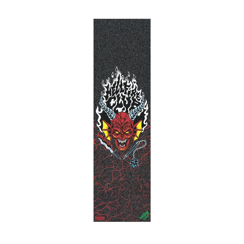 Mob Griptape x Stranger Things Hellfire Club Grip Tape 9in x 33in