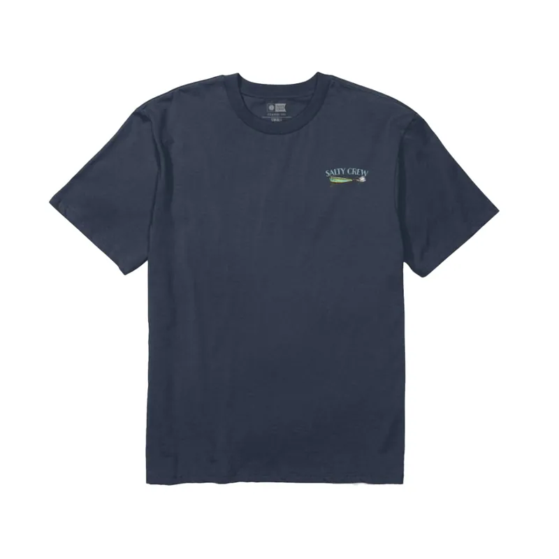 Salty Crew Lure Gear Classic Sleeve T-Shirt Navy