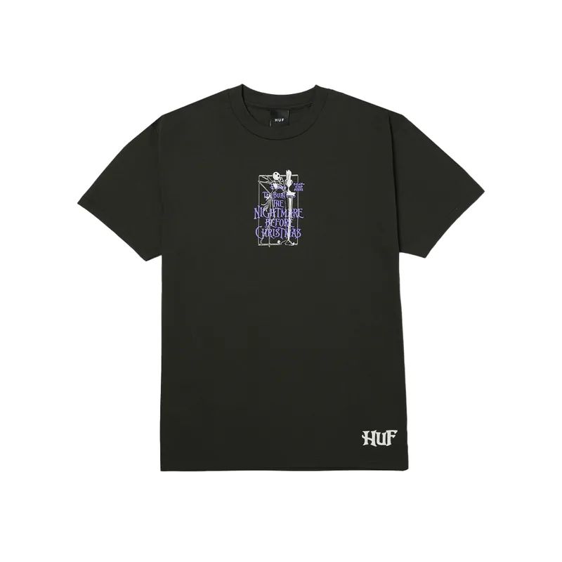 HUF x Nightmare Before Christmas Nightmare Short Sleeve T-Shirt Vintage Black