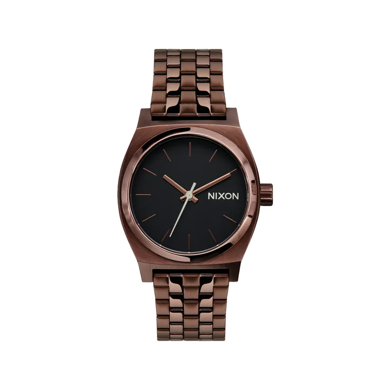 Nixon Medium Time Teller Watch Chocolate Black Coffee