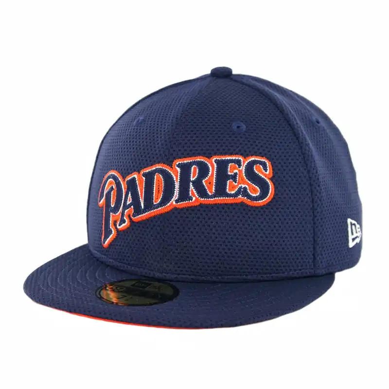 New Era 59Fifty San Diego Padres 1997 Jersey Mesh Fitted Hat Navy - Billion Creation Exclusive