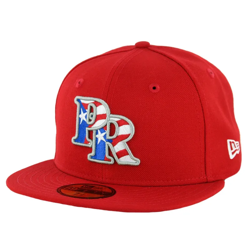 New Era 59Fifty Puerto Rico Fitted Hat Scarlet