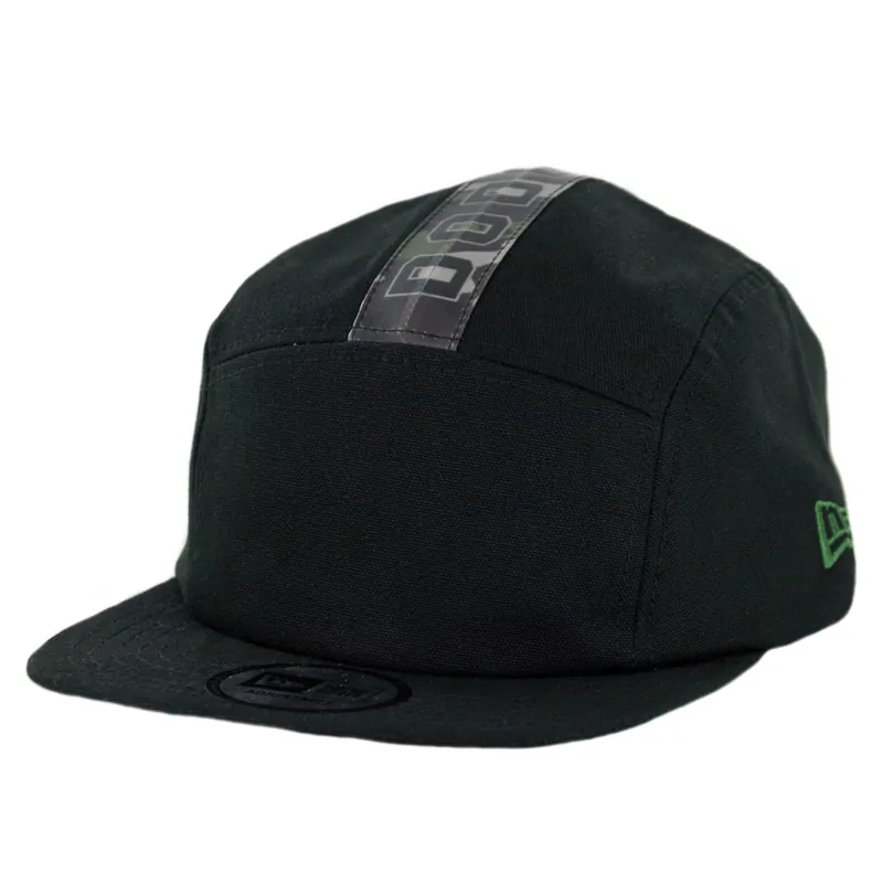 New Era Adjustable Los Angeles Dodgers Camo Hit Top Zip Clipback Hat Black Woodland Camo
