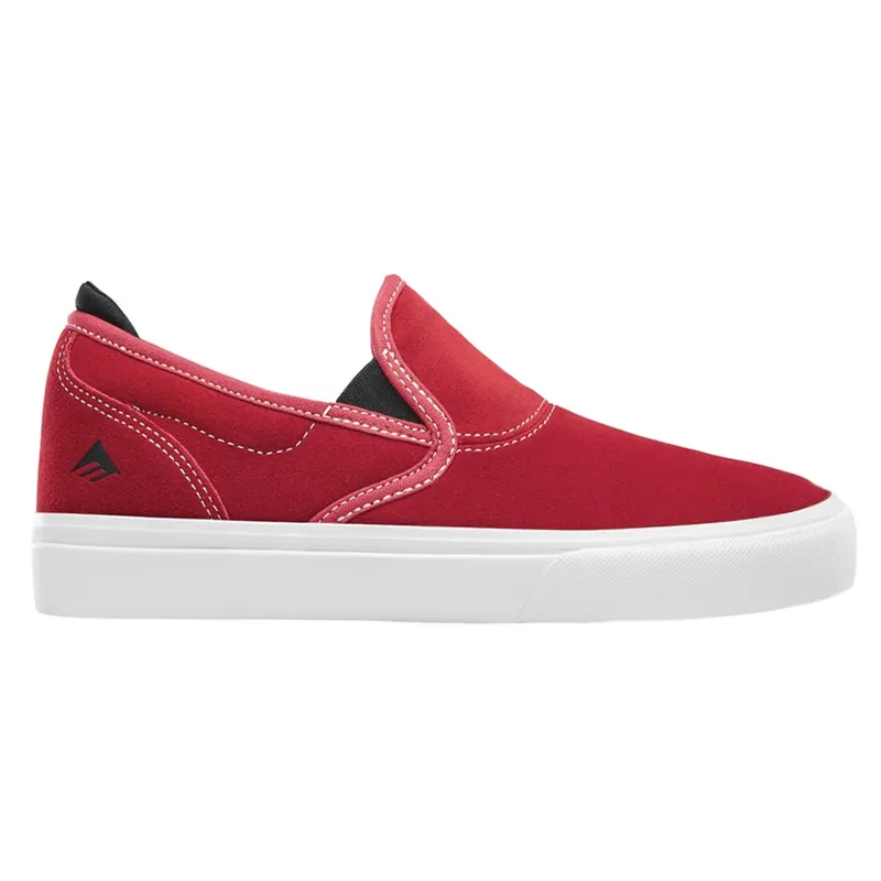 Emerica Wino G6 Slip-On Shoe Red White Black