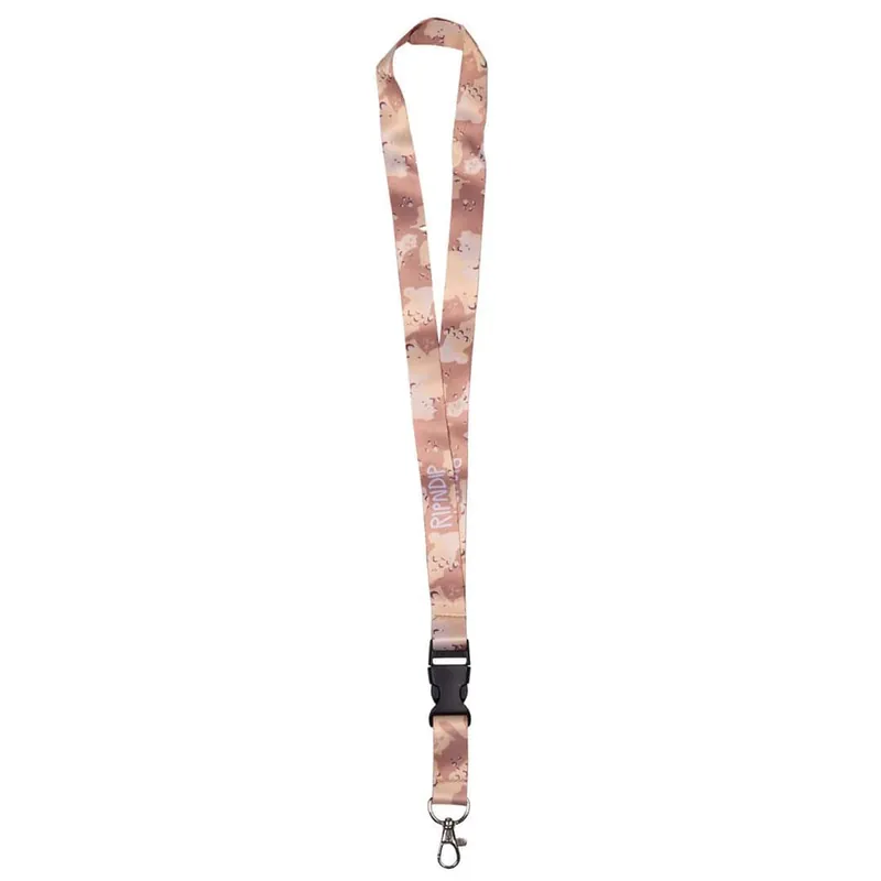 Rip N Dip Nerm Camo Lanyard Choc Chip Camo - RIPNDIP