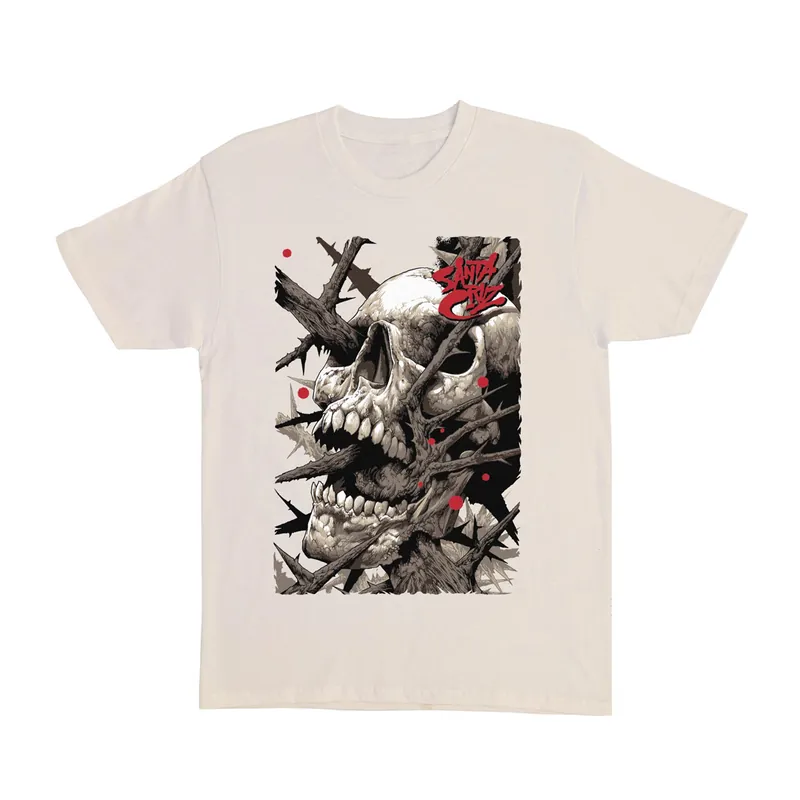 Santa Cruz Pace Deathtrap Oversized S/S Heavyweight T-Shirt Natural