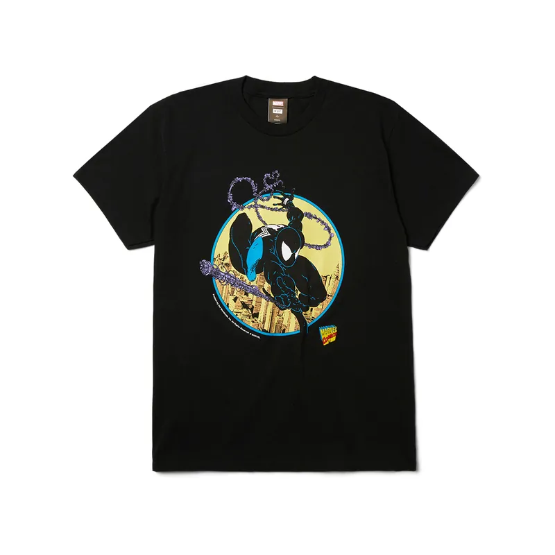 HUF x Spiderman Three Hundred Short Sleeve T-Shirt Black