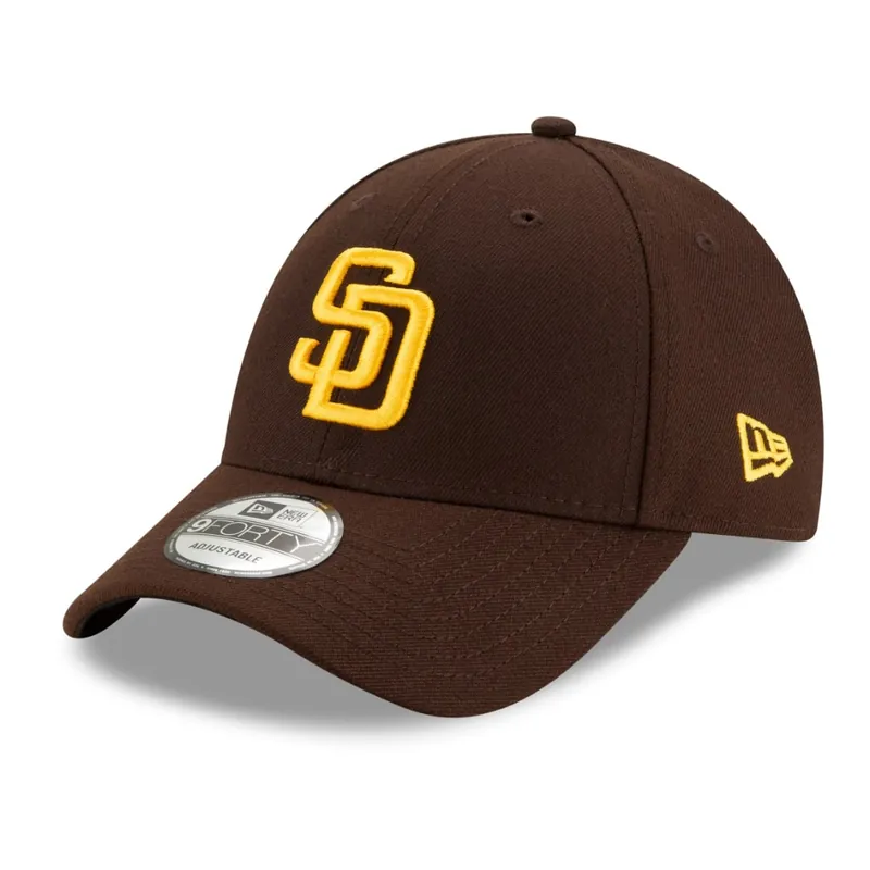 New Era 9Forty San Diego Padres The League Game Strapback Hat Dark Brown