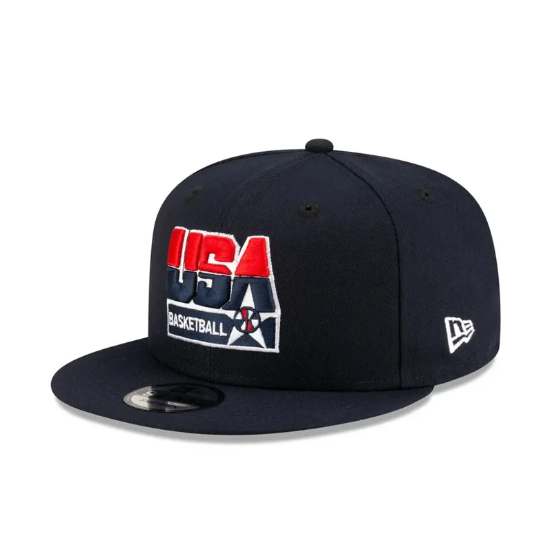 New Era 9Fifty USA Basketball Dream Team 1992 Olympic Games Snapback Hat Dark Navy