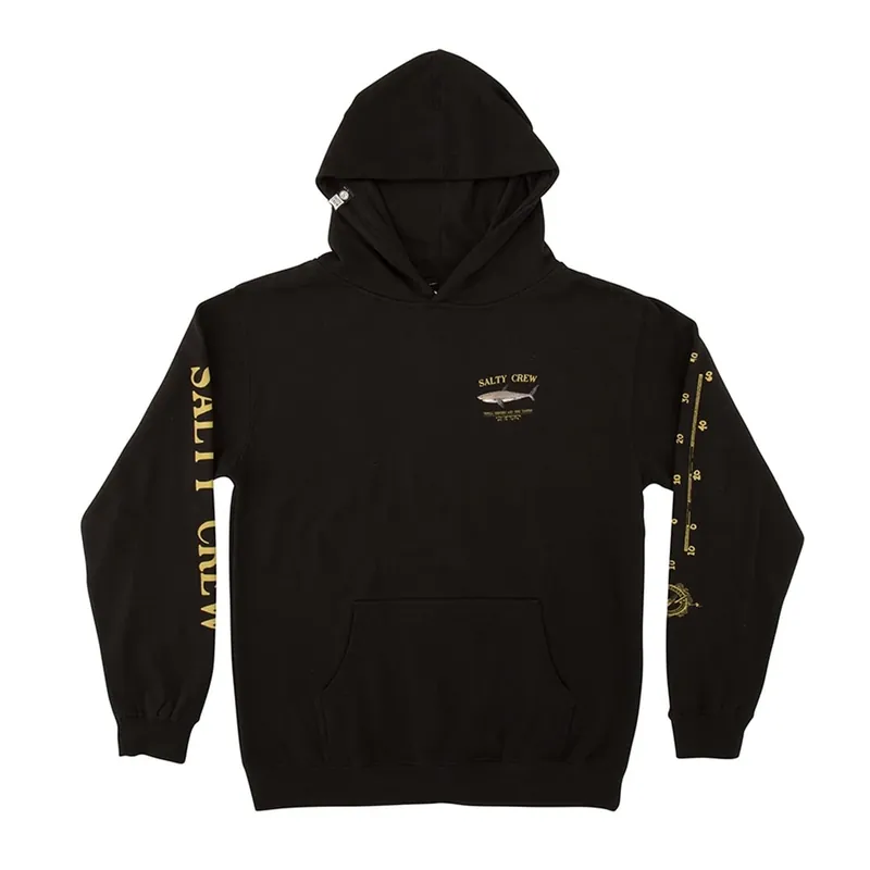 Salty Crew Bruce Hooded Fleece Sweater Black