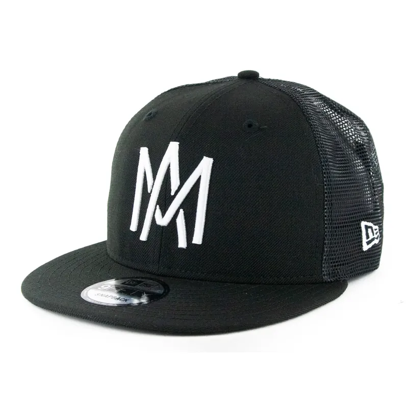 New Era 9Fifty Aguilas Snapback Trucker Hat Black White