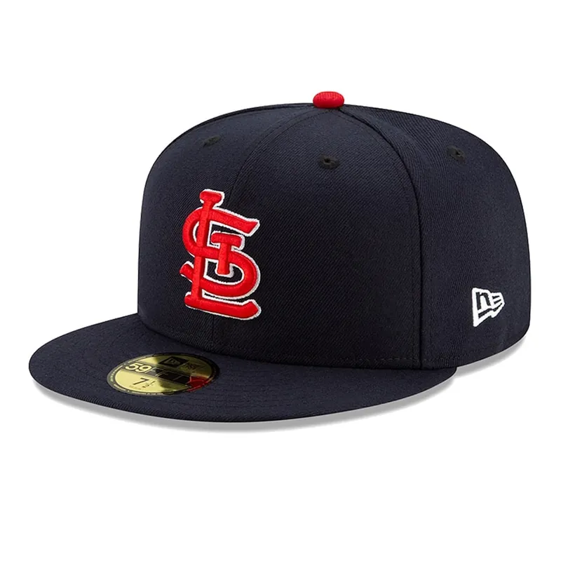 New Era 59Fifty St. Louis Cardinals Alternate 1 Authentic Collection On Field Fitted Hat Dark Navy - MLB Authentic Collection 59FIFTY On Field