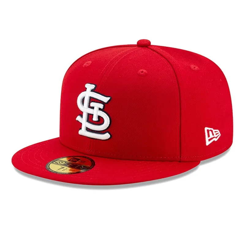 New Era 59Fifty St. Louis Cardinals Game Authentic Collection On Field Fitted Hat Red - MLB Authentic Collection 59FIFTY On Field
