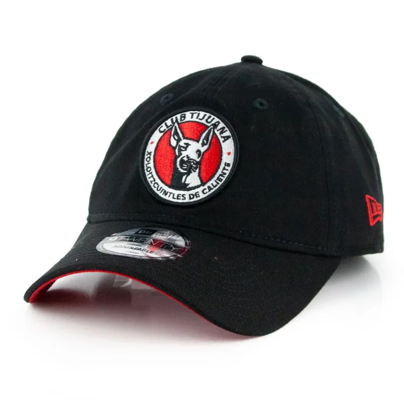 New Era 9Twenty Tijuana Xolos Official Game Logo Adjustable Strapback Hat Black