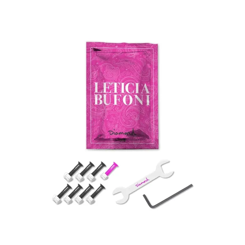 Diamond Leticia Bufoni Pro 7/8″ Hardware Pink - Diamond Supply Co