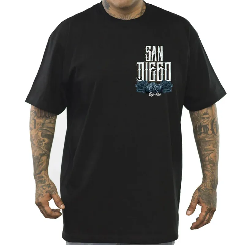 Dyse One City Rose Short Sleeve T-Shirt Black