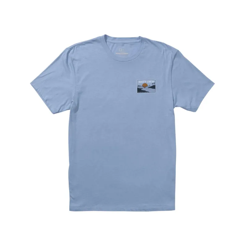 Salty Crew Reflection Premium Short Sleeve T-Shirt Marine Blue
