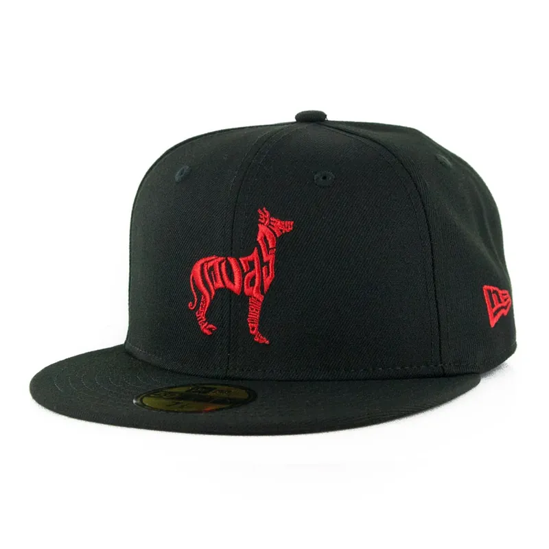 New Era 59Fifty Tijuana Xolos Ghost Dog Fitted Hat Black