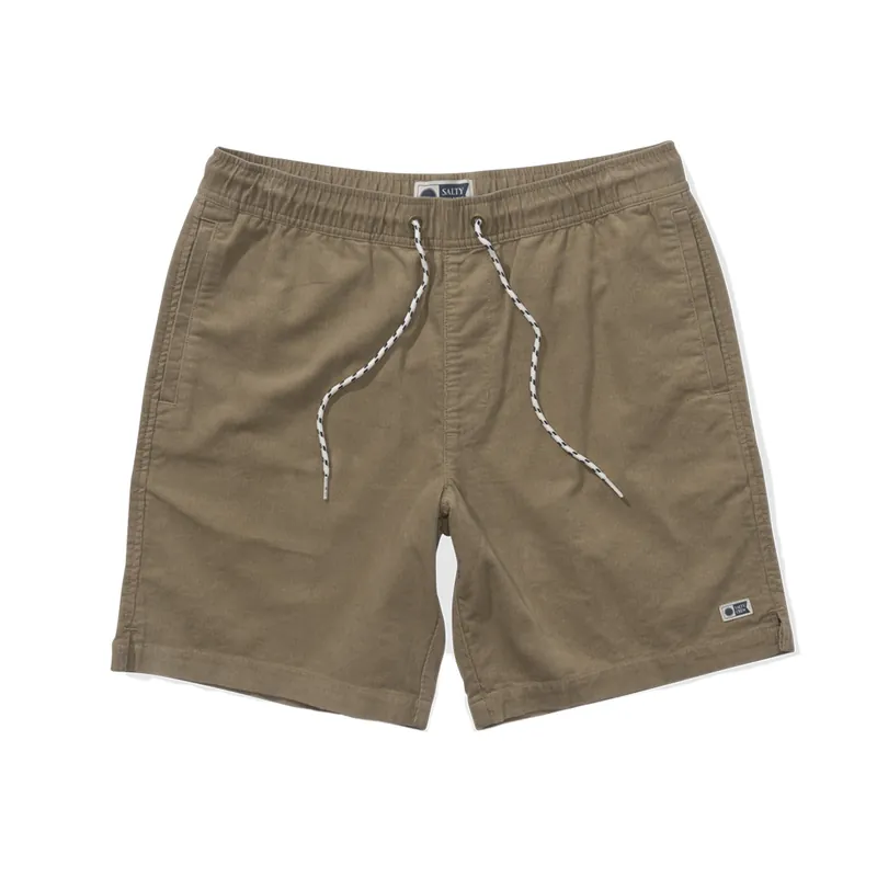 Salty Crew Kahuna Cord 19 Walk Shorts Khaki