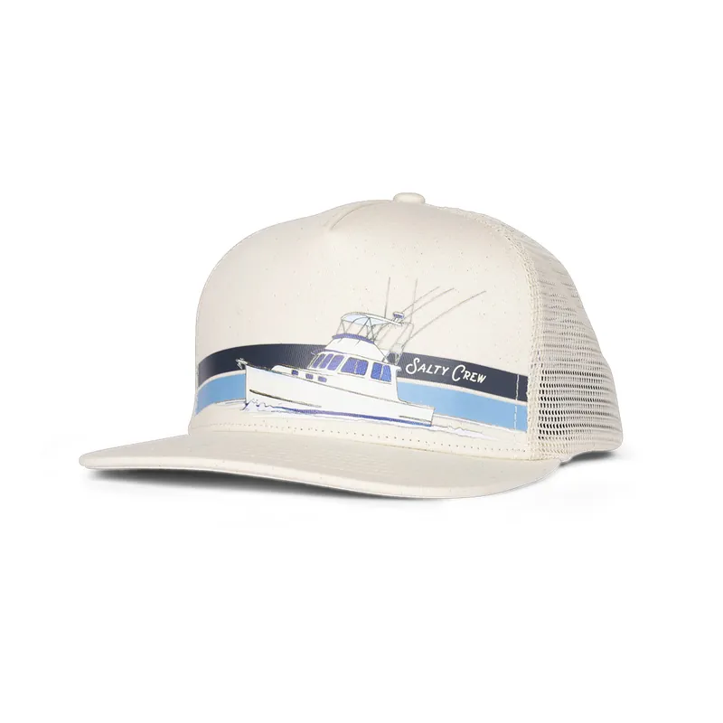 Salty Crew Waterline Mesh Trucker Snapback Hat Salt