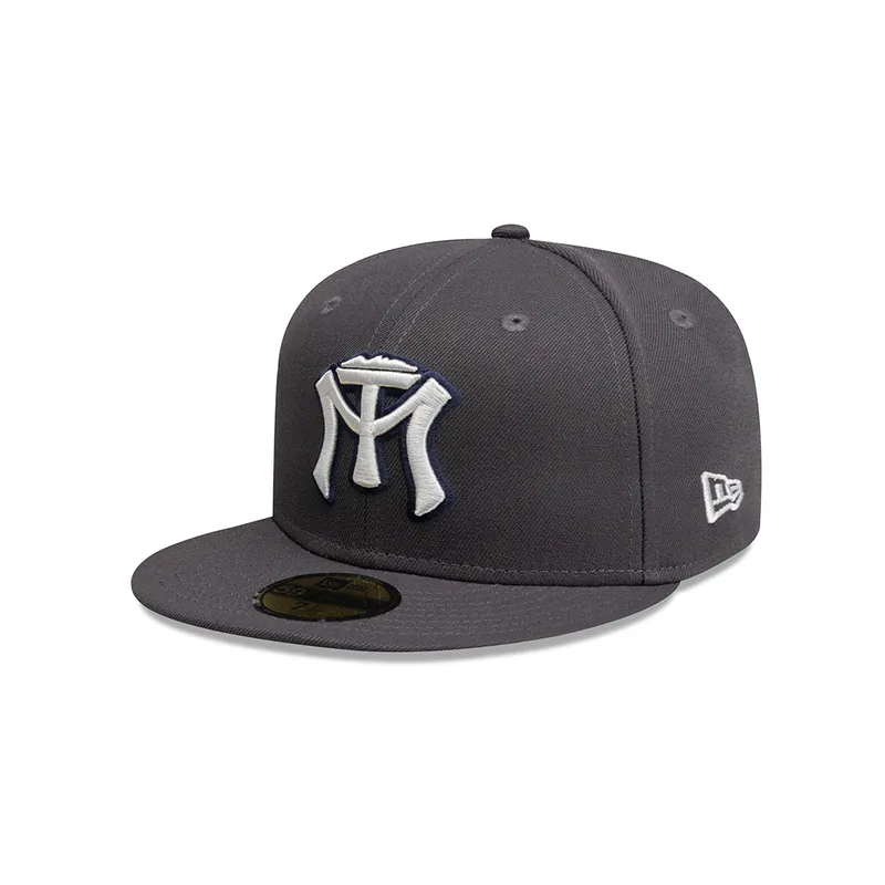 New Era 59Fifty Monterrey Sultanes 2025 Away Official On Field Fitted Hat Graphite