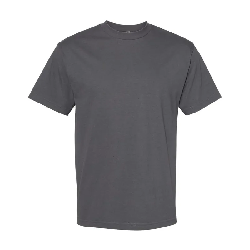 Plain Short Sleeve T-Shirt Charcoal